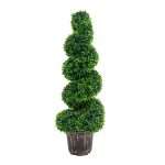 3Ft Artificial Bonsai Boxwood Topiary Tree PZ-1-48 (1)