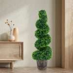 3Ft Artificial Bonsai Boxwood Topiary Tree PZ-1-48 (2)