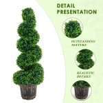 3Ft Artificial Bonsai Boxwood Topiary Tree PZ-1-48 (6)