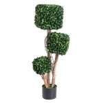 Artificial Boxwood Square Topiary Plant-PZ-1-142 (2)