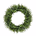 38cm Grass Artificial Round Wreath-hh-97A (1)