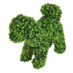 Artificial Topiary Plant Dog Modeling-DW1-4 (1)