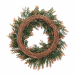Thanksgiving Leaves Artificial Wreath H-76A-2 (4)