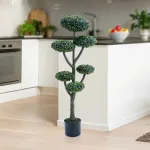 120cm artificial flat boxwood ball trees-1