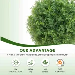 Artificial Cypress Topiary Fake Plants