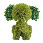 Cute topiary animal artificial grass elephants for wholesale