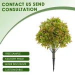 Fake Outdoor Plant for Front Door Decor