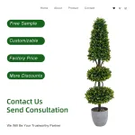 artificial boxwood tower tree-1