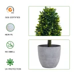 artificial boxwood tower tree-1
